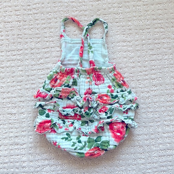 Angel Dear Floral Bubble Romper 12-18m - Picture 2 of 4